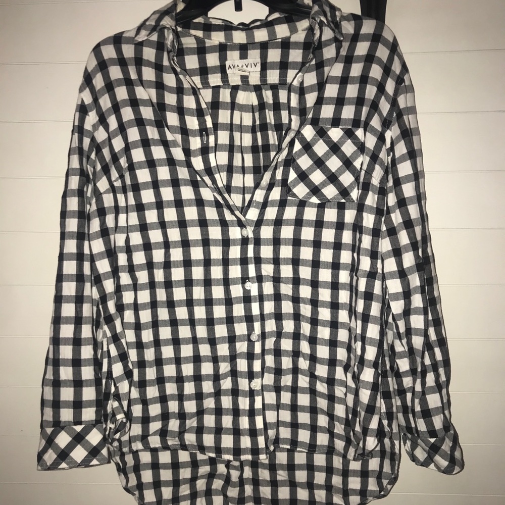 Buffalo check button down